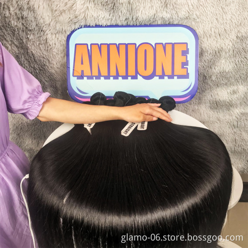 Annione Cuticle Aligned Virgin Hair Bundles, Wholesale 10A Mink Brazilian Human Hair Bundle Vendor, 100 Human Hair Extension